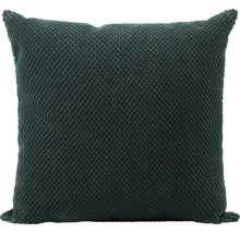 Coussin décoratif carré avec motif tricoté