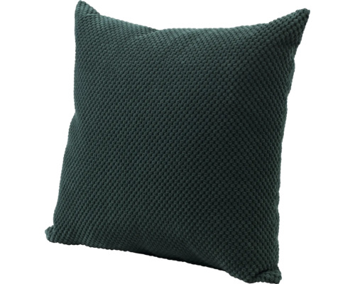 Coussin décoratif carré avec motif tricoté