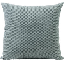 Coussin carré avec motif tricoté