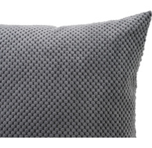 Coussin décoratif avec grosse structure tricotée