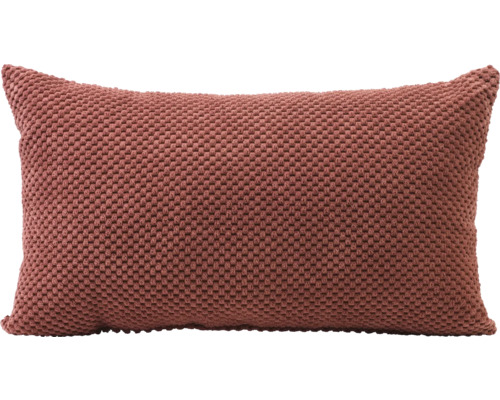 Coussin décoratif avec motif tricoté