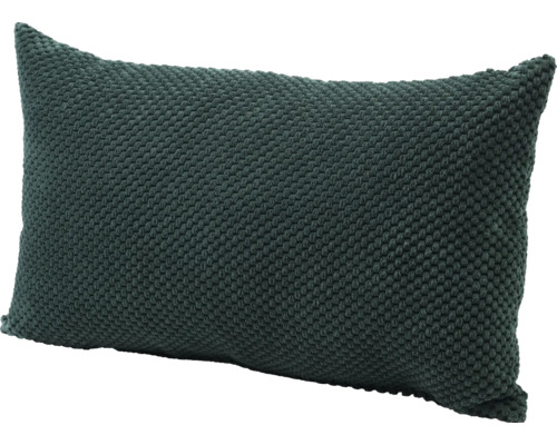 Coussin rectangulaire à motif tricoté