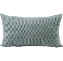 Coussin décoratif rectangulaire avec motif tricoté