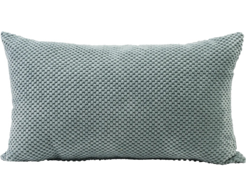 Coussin décoratif rectangulaire avec motif tricoté