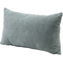 Coussin rectangulaire avec housse tricotée