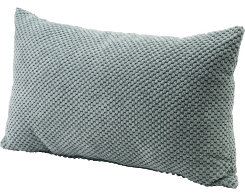 Coussin rectangulaire avec housse tricotée
