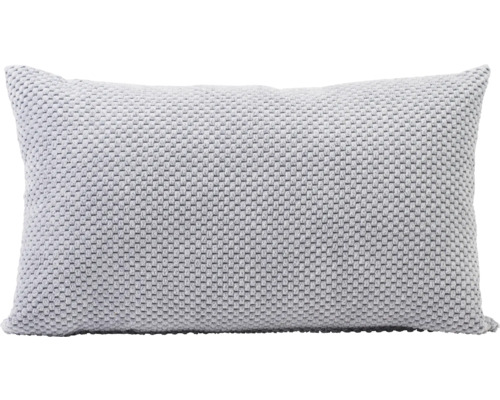 Coussin décoratif avec motif tricoté