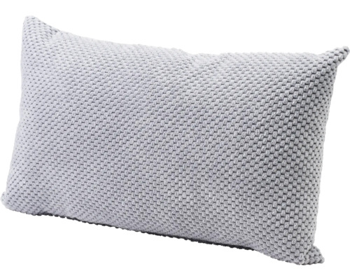 Coussin décoratif avec motif tricoté