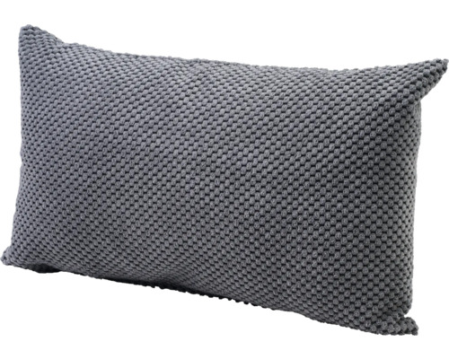 Coussin tricoté gris pour l'intérieur