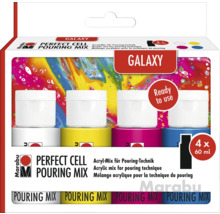 Marabu Perfect Cell Pouring Mix Galaxy, set de peintures acryliques
