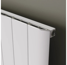 Nahaufnahme eines weißen Heizkörpers