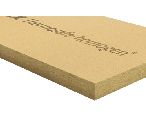 GUTEX Thermosafe-homogen Holzfaserdämmplatte universal 1300 mm x 600 mm x 80 mm Dämmplatte aus Mineralwolle mit Aufdruck