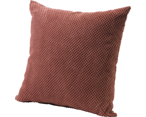 Coussin décoratif carré avec motif tricoté