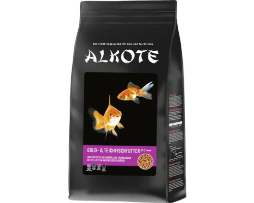 Nourriture de bassin ALKOTE poissons rouges et de bassin 2 mm 3 kg nourriture pour poissons rouges et poissons de bassin nourriture principale aussi pour les autres poissons d’eau froide Emballage de nourriture pour poissons rouges et poissons de bassin Alkoté