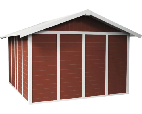 Abri de jardin en bois avec toit à deux pentes