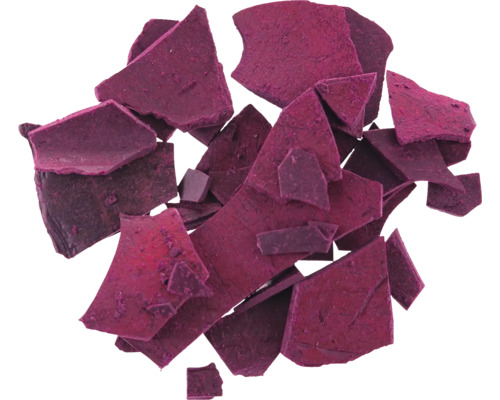 Peinture à la cire forme de pastilles rouge 5 g Fragments de pigments colorés violets pour peinture ou mortier