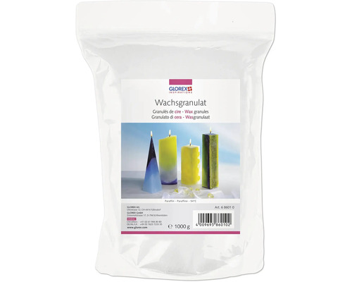 Granulés de cire base de parafine sous forme de poudre 1 kg Paquet de granulés de cire pour la coulée de bougies