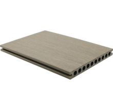 Lame de terrasse en composite bois-plastique avec chambres creuses