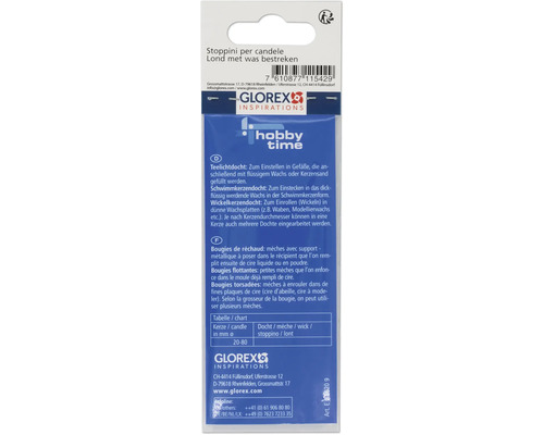 Kerzendochte für Teelichter, Schwimmkerzen und Wickelkerzen