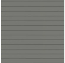 Revêtement de façade avec profils horizontaux