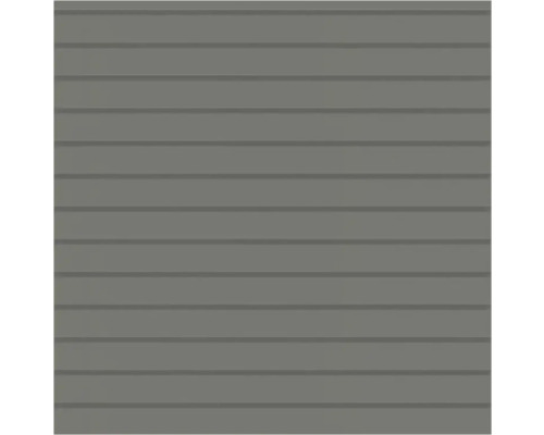 Brise-vue Osmo Alu-Fence 180 x 178,3 cm gris Revêtement de façade avec profils horizontaux