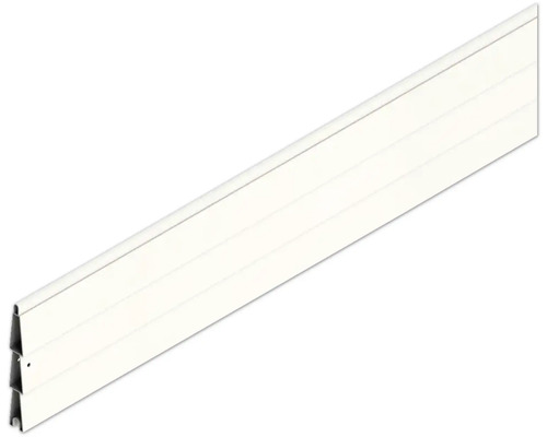 Lamelle individuelle Osmo Alu-Fence Juel 184 x 1,9 x 14 cm blanc Profilé rainure et languette en plastique