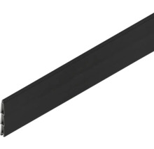 Rail de finition en aluminium foncé