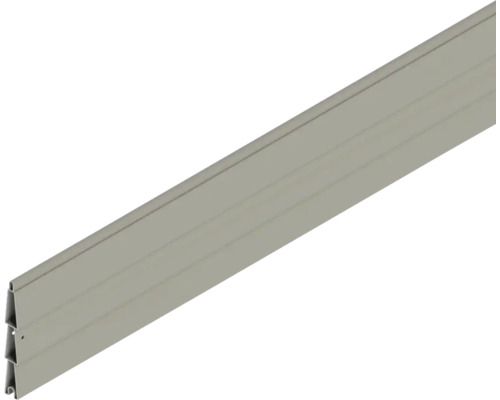 Lamelle individuelle Osmo Alu-Fence Juel 184 x 1,9 x 14 cm gris Profilé de clôture en plastique pour montage de clôture