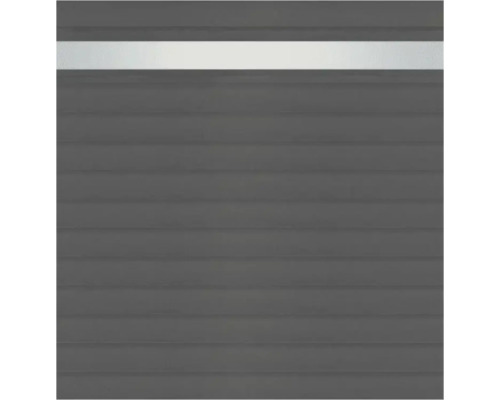 Gros plan d'une porte de garage avec des panneaux horizontaux