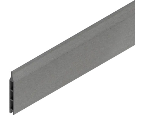 Lamelle individuelle Osmo Multi-Fence 184 x 14,5 cm gris clair Profilé de finition en plastique