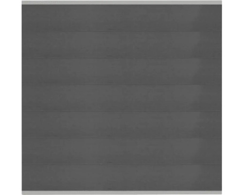 Porte de garage avec structure de panneaux horizontaux