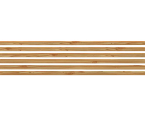 Kit d’extension Osmo Alu-Fence losange 6 profilés 184 x 1,9 x 5,8 cm mélèze Plusieurs planches de bois en bois