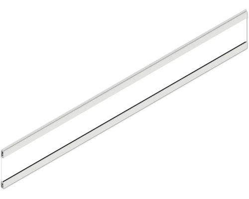 Einzellamelle Osmo Multi-Fence Alu eloxiert 184 x 25,3 cm Glas cremeweiß LED-Profil zur Beleuchtung