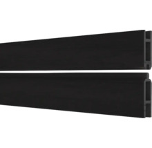 Deux profilés de clôture pour l'aménagement de jardin