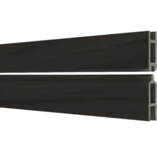 Deux profilés en plastique pour la construction