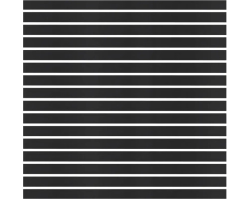 Brise-vue Osmo Alu-Fence Rhombus B 184 x 182,3 cm anthracite Panneaux de bois rainurés pour revêtement mural ou de plafond