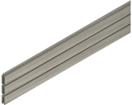 Lamelle individuelle Osmo Multi-Fence Cube 183 x 16,3 x 1,9 cm gris argent co-extrudé Profilé alvéolaire en plastique