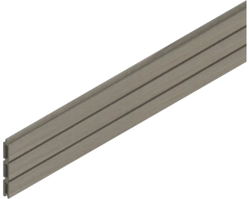 Einzellamelle Osmo Multi-Fence Cube 183 x 16,3 x 1,9 cm lichtbraun co-extrudiert Nut-Feder-Brett aus Holz