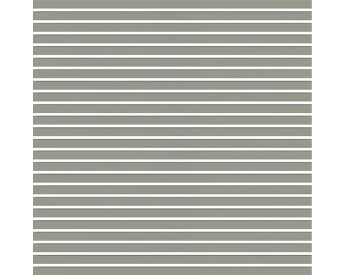 Brise-vue Osmo Alu-Fence Rhombus 184 x 182,3 cm gris Rayures horizontales à des fins de décoration et de design