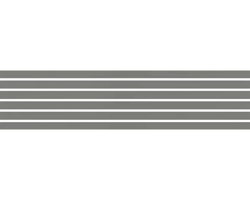 Kit d’extension Osmo Alu-Fence losange 6 profilés 184 x 1,9 x 5,8 cm gris Panneau mural avec rainure et languette