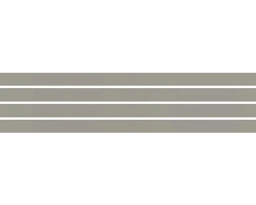 Kit d’extension Osmo Alu-Fence losange B 4 profilés dimension totale 180 x 44 x 1,9 cm gris Arrière-plan avec des lignes horizontales