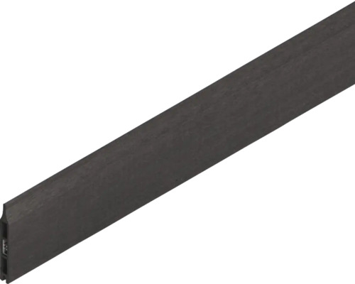 Einzellamelle Osmo Multi-Fence mit Alu-Kern 184 x 14,5 cm anthrazit Kunststoff-Abschlussleiste