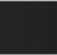 Porte de garage avec structure de panneaux horizontaux