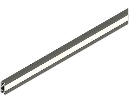 Profilé lumineux Osmo haut 184 x 1,9 x 4,1 cm gris Profilé en aluminium pour montage LED