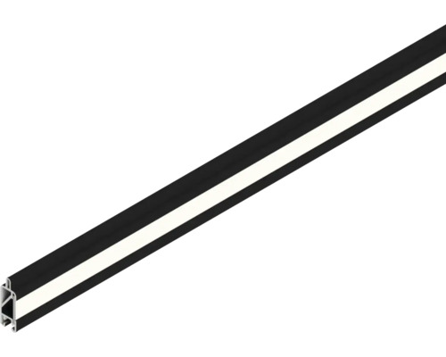 Profilé lumineux Osmo intermédiaire 184 x 1,9 x 4,1 cm anthracite Profilé en aluminium pour bandes LED