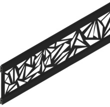 Dekorprofil mit geometrischen Ausschnitten