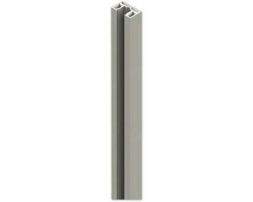 Poteau de raccordement mural Osmo 100 x 5 cm gris Poteau de clôture en métal