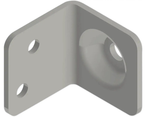 Elementhalter Osmo Sichtblende Holz Rhombus für Aluminiumpfosten 4 Stück inkl. Schrauben Winkelverbinder mit Befestigungslöchern