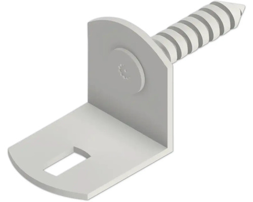 Elementhalter Osmo für Holzpfosten Edelstahl 4 Stück Winkelverbinder mit Schraube