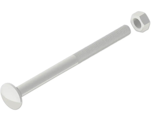 Schloßschrauben Osmo 8 x 120 mm 10 Stück feuerverzinkt Schlosschraube mit Mutter